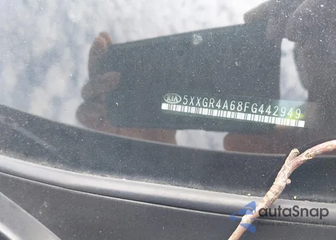 2015 Kia Optima Sxl Turbo из США, поврежденный, VIN 5XXGR4A68FG442949